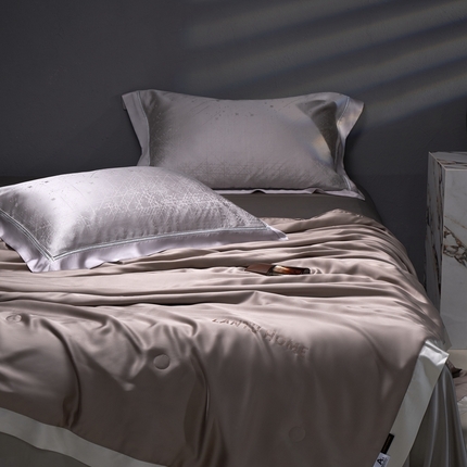 91家纺网 家纺一手货源 找家纺 （总）朴罗 （ 原岚图） 2024新款金蚕乳丝大宽边拼角单夏被