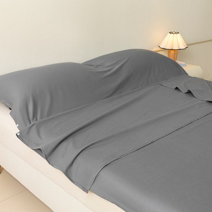 91家纺网 家纺一手货源 找家纺 澳梵家居 60s全棉纯色旅行睡袋 月岩灰