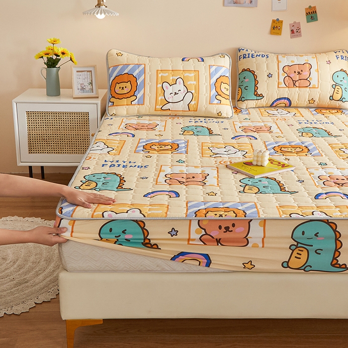 91家纺网 家纺一手货源 找家纺 （总）富馨莱 2024新款纯棉夹棉床笠