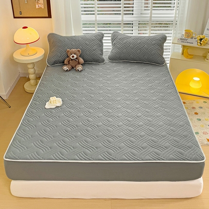 91家纺网 家纺一手货源 找家纺 （总）富馨莱 2024新款纯棉夹棉床笠