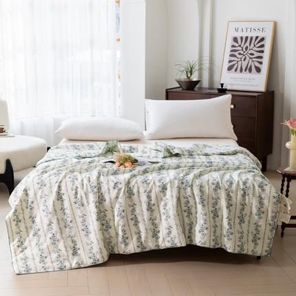 91家纺网 家纺一手货源 找家纺 匠心 2024新款全棉印花大豆夏被 塔可