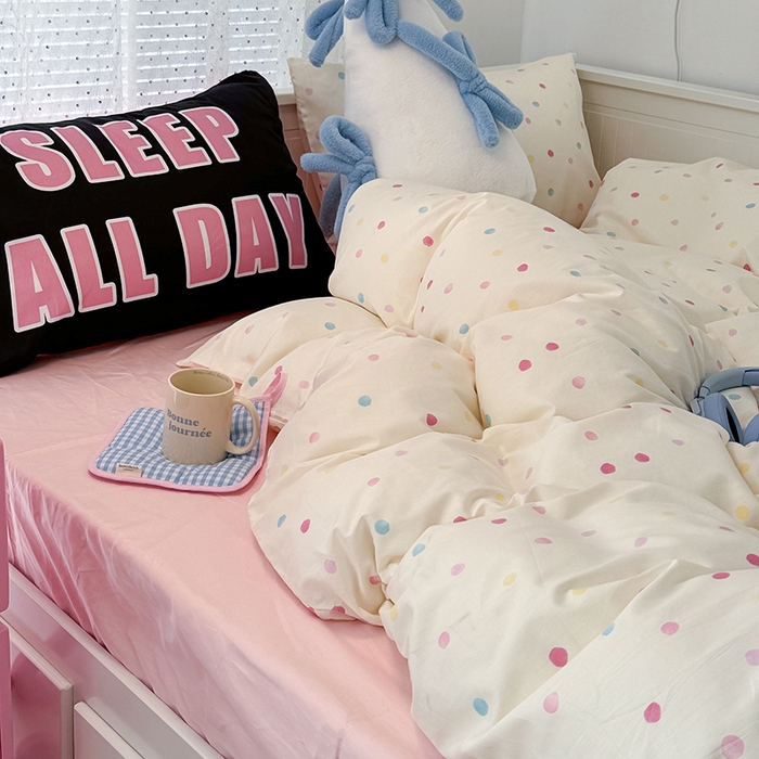 91家纺网 家纺一手货源 找家纺 （总）昔可 新款创意枕套时尚柔舒全棉四件套