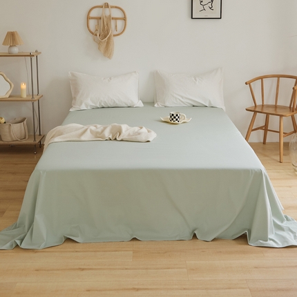 （总）新款40支全棉水洗棉纯色单品系列-单床单