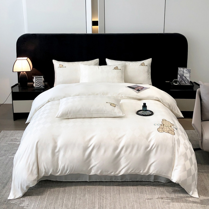 91家纺网 家纺一手货源 找家纺 （总）奥汀洛2025 贝拉天丝提花刺绣四件套