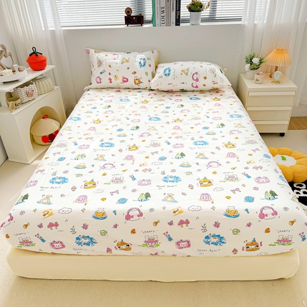 91家纺网 家纺一手货源 找家纺 （总）瑞莱 2024新款13372全棉印花单床笠单床单