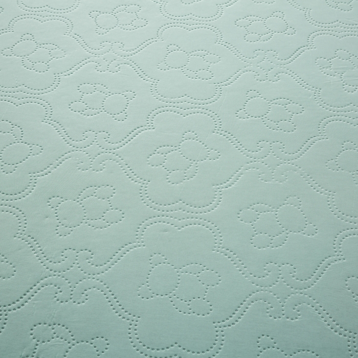 91家纺网 家纺一手货源 找家纺 卡琪曼 新款冷酷熊瓜瓜冰皮空气层冰皮席 冰皮提花奶昔绿