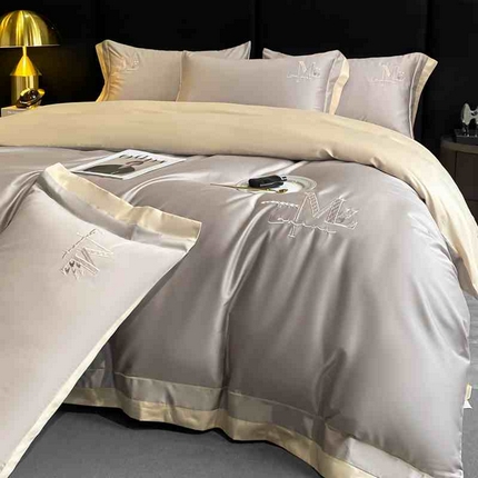 91家纺网 家纺一手货源 找家纺 （总）拼社家纺 长绒棉全棉刺绣四件套-M系列