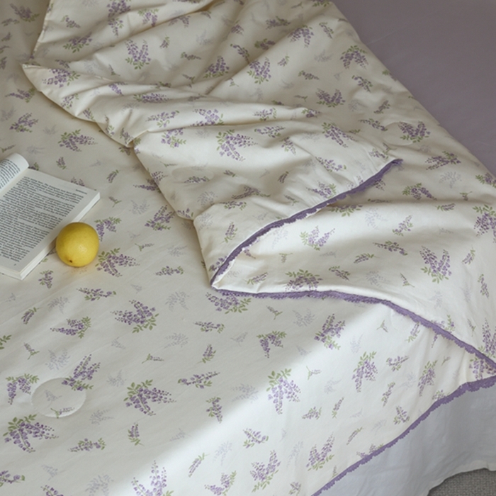 91家纺网 家纺一手货源 找家纺 棉眠 2024新款纯棉夏被 紫琅