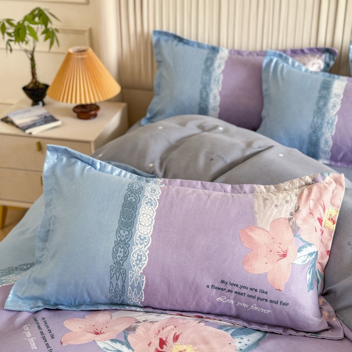 91家纺网 家纺一手货源 找家纺 优尚家纺 2025新款亲肤磨毛新国风大版系列四件套 华彩满堂