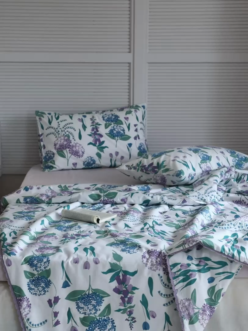 91家纺网 家纺一手货源 找家纺 棉眠 2024新款纯棉夏被 万神殿