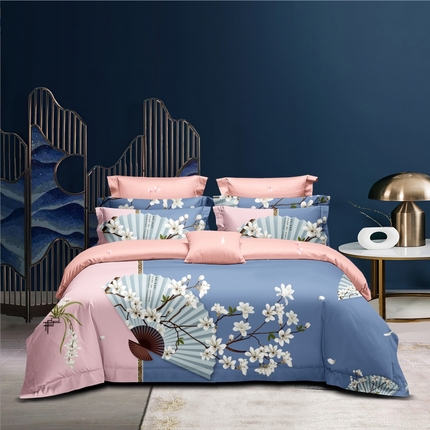 91家纺网 家纺一手货源 找家纺 （总）优尚家纺 2025新款亲肤磨毛新国风大版系列四件套