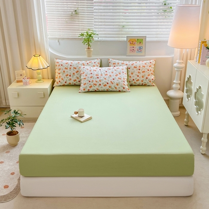 91家纺网 家纺一手货源 找家纺 （总）雅阁尔家纺 2024新款直播热款水洗云朵棉单品单床笠被套罩床垫套