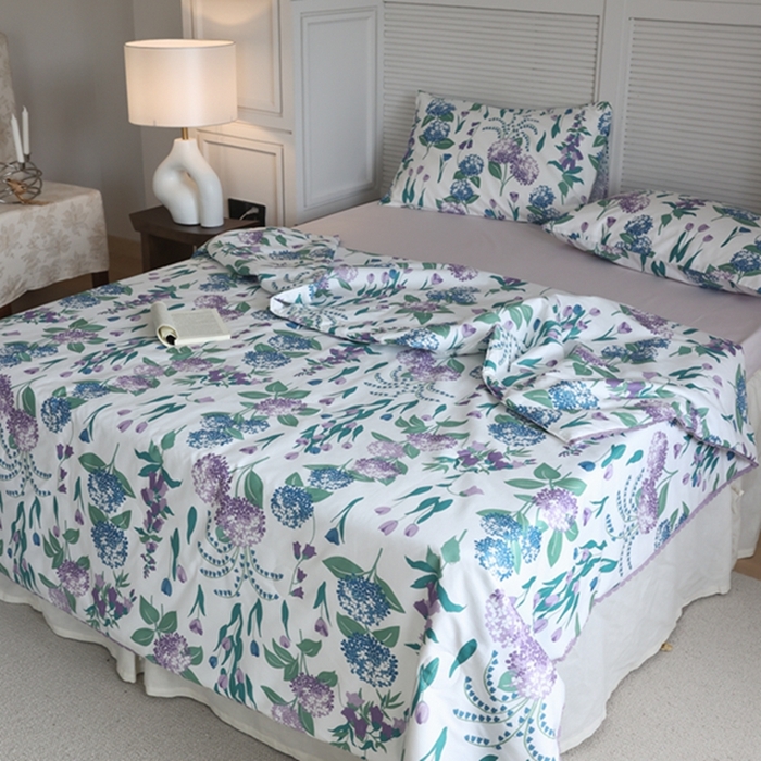 91家纺网 家纺一手货源 找家纺 棉眠 2024新款纯棉夏被 万神殿