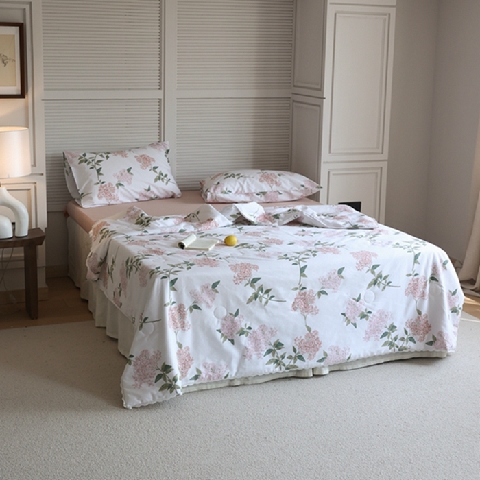 91家纺网 家纺一手货源 找家纺 棉眠 2024新款纯棉夏被 林间