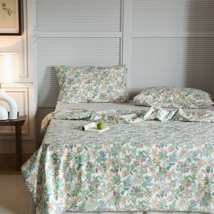 91家纺网 家纺一手货源 找家纺 棉眠 2024新款纯棉夏被 缤果潇潇