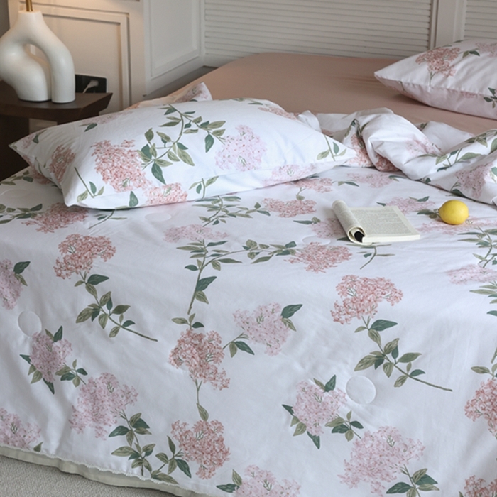 91家纺网 家纺一手货源 找家纺 棉眠 2024新款纯棉夏被 林间