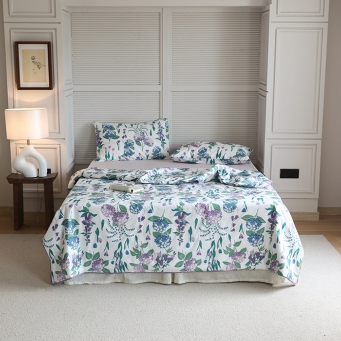 91家纺网 家纺一手货源 找家纺 棉眠 2024新款纯棉夏被 万神殿