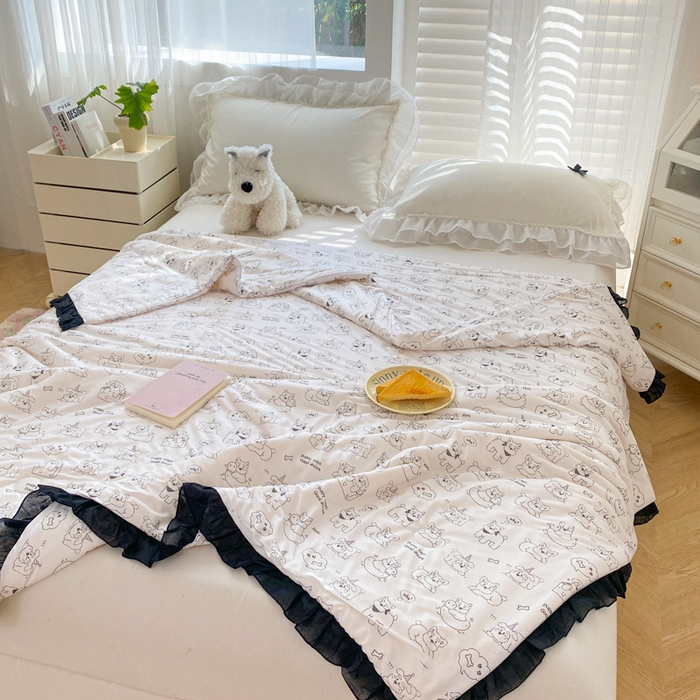 91家纺网 家纺一手货源 找家纺 （总）千朵 2024新款针织棉夏被