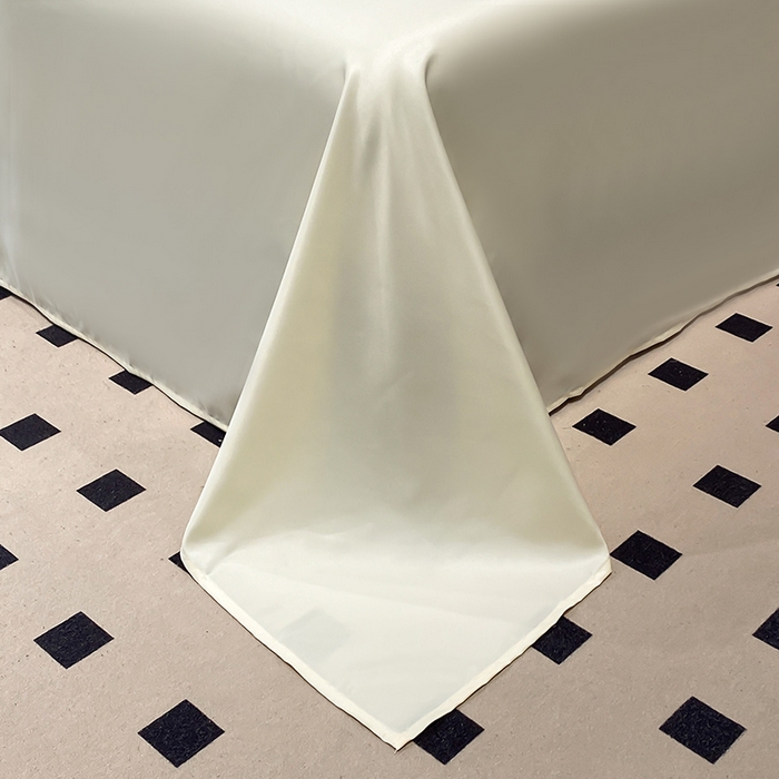 91家纺网 家纺一手货源 找家纺 澳梵 2024新款水洗真丝刺绣四件套 蒂娜-优雅绿白