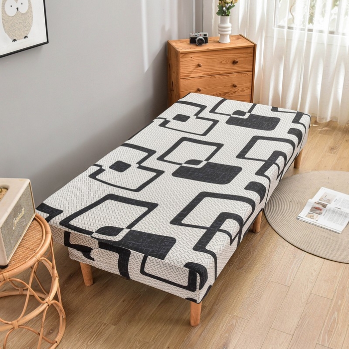 91家纺网 家纺一手货源 找家纺 兴妮雅家纺 2024新款雅芝华士沙发床 格纹方块