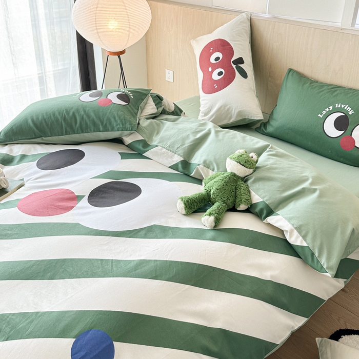 91家纺网 家纺一手货源 找家纺 （总）千朵 2024新款13372全棉大版四件套