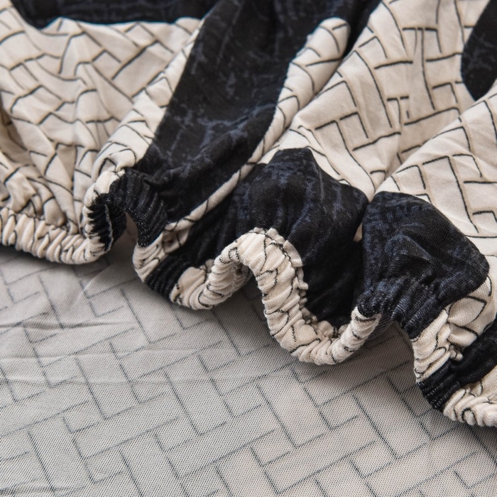 91家纺网 家纺一手货源 找家纺 兴妮雅家纺 2024新款雅芝华士椅子套 格纹方块