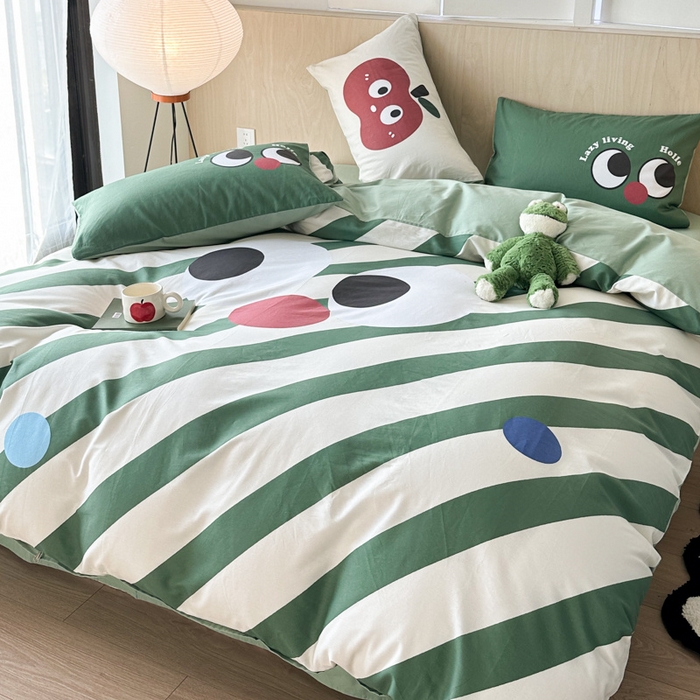 91家纺网 家纺一手货源 找家纺 （总）千朵 2024新款13372全棉大版四件套