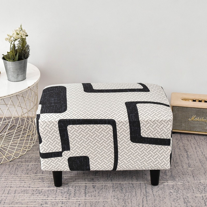 91家纺网 家纺一手货源 找家纺 兴妮雅家纺 2024新款老虎凳套 格纹方块