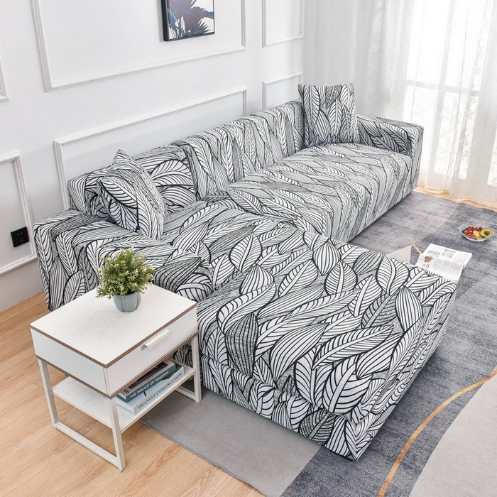 91家纺网 家纺一手货源 找家纺 兴妮雅家纺 2024新款雅芝华士贵妃沙发套 繁枝叶茂