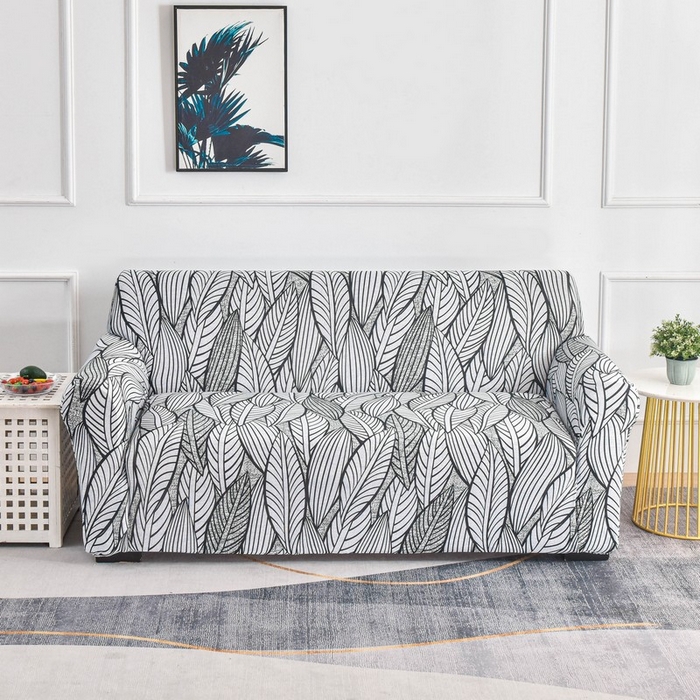 91家纺网 家纺一手货源 找家纺 兴妮雅家纺 2024新款三人位沙发套 繁枝叶茂