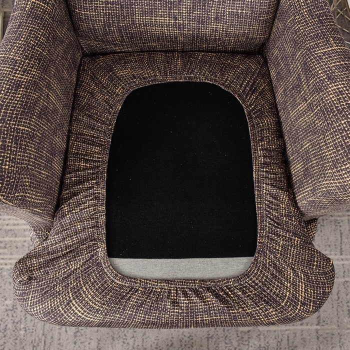 91家纺网 家纺一手货源 找家纺 兴妮雅家纺 2024新款老虎凳套 亚麻（咖）