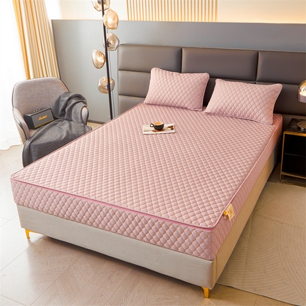 91家纺网 家纺一手货源 找家纺 （总）纤雅床笠 2024新款包边款六面全包床笠