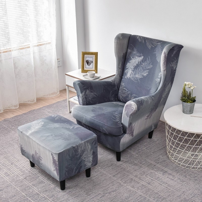 91家纺网 家纺一手货源 找家纺 兴妮雅家纺 2024新款老虎凳套 灰羽毛