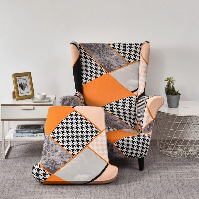 91家纺网 家纺一手货源 找家纺 兴妮雅家纺 2024新款老虎凳套 千鸟格