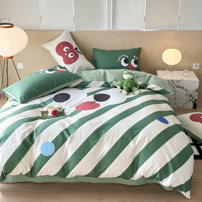 91家纺网 家纺一手货源 找家纺 （总）千朵 2024新款13372全棉大版四件套