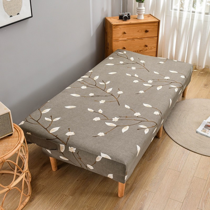 91家纺网 家纺一手货源 找家纺 兴妮雅家纺 2024新款雅芝华士沙发床 一支独秀(咖)