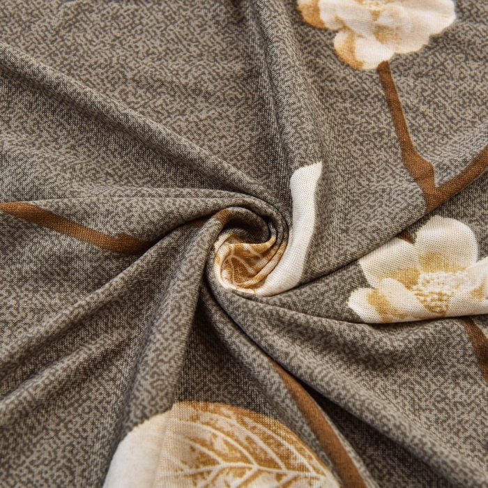 91家纺网 家纺一手货源 找家纺 兴妮雅家纺 2024新款雅芝华士椅子套 一支独秀(咖)