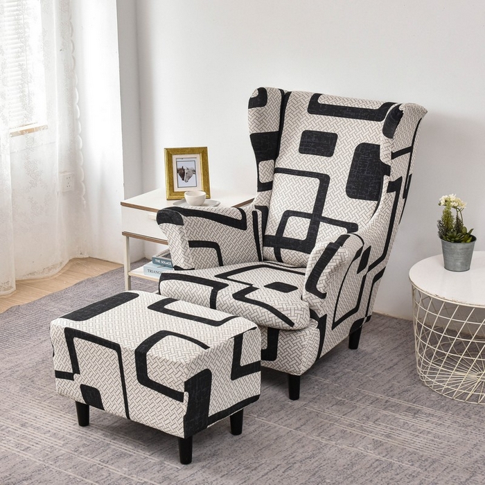 91家纺网 家纺一手货源 找家纺 兴妮雅家纺 2024新款老虎凳套 格纹方块