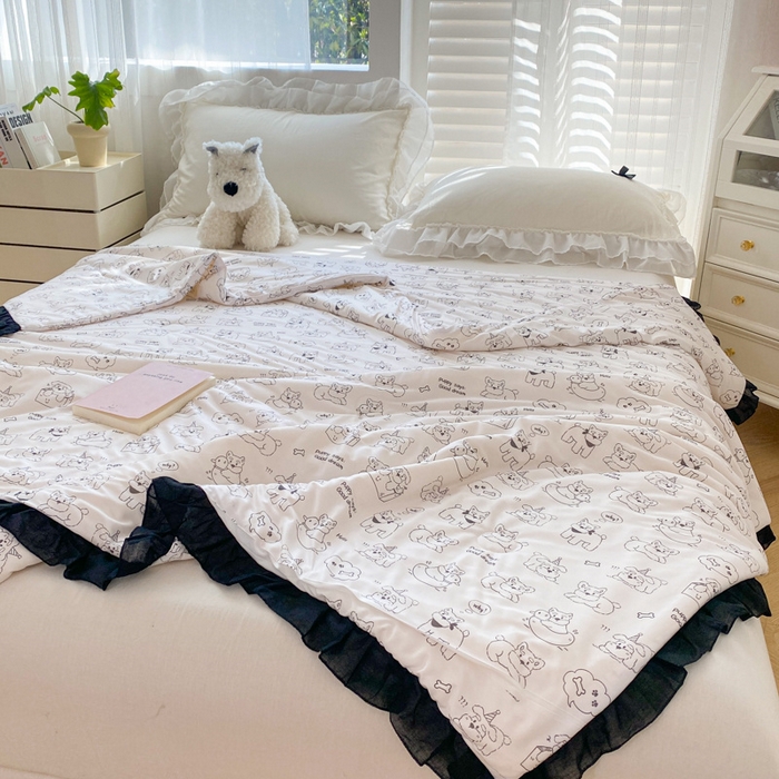 91家纺网 家纺一手货源 找家纺 （总）千朵 2024新款针织棉夏被