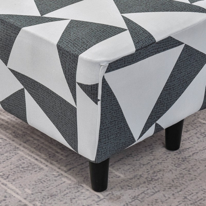 91家纺网 家纺一手货源 找家纺 兴妮雅家纺 2024新款老虎凳套 灰调三角形