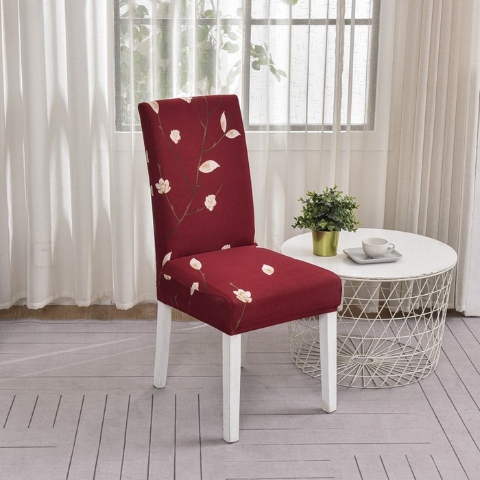 91家纺网 家纺一手货源 找家纺 兴妮雅家纺 2024新款雅芝华士椅子套 一支独秀(红)