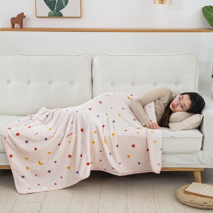 91家纺网 家纺一手货源 找家纺 （总）恋尚羽 2025秋冬爆款印花披肩毯盖毯