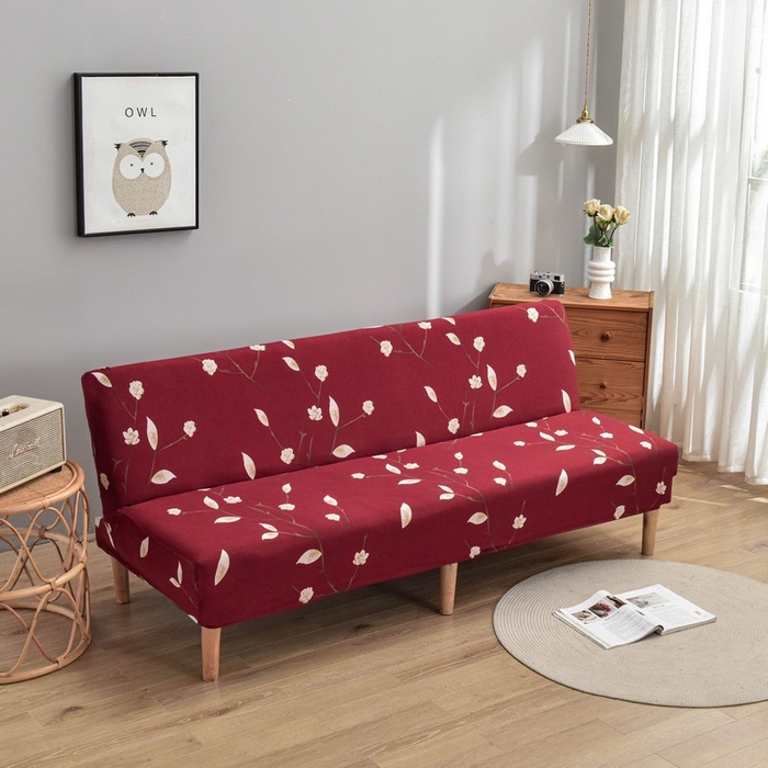 91家纺网 家纺一手货源 找家纺 兴妮雅家纺 2024新款雅芝华士沙发床 一支独秀(红)