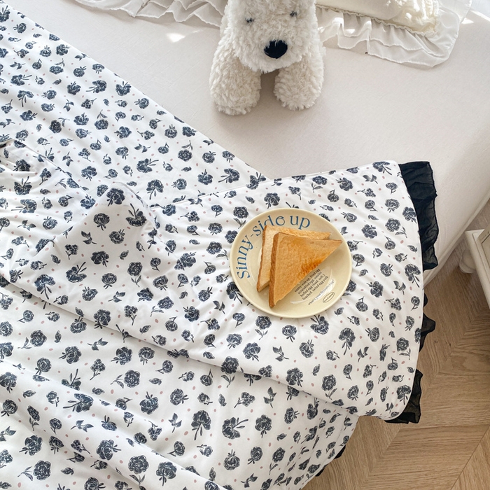 91家纺网 家纺一手货源 找家纺 千朵 2024新款针织棉夏被 沐颜