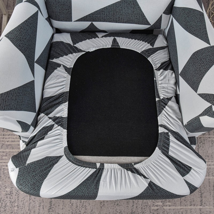 91家纺网 家纺一手货源 找家纺 兴妮雅家纺 2024新款老虎凳套 灰调三角形