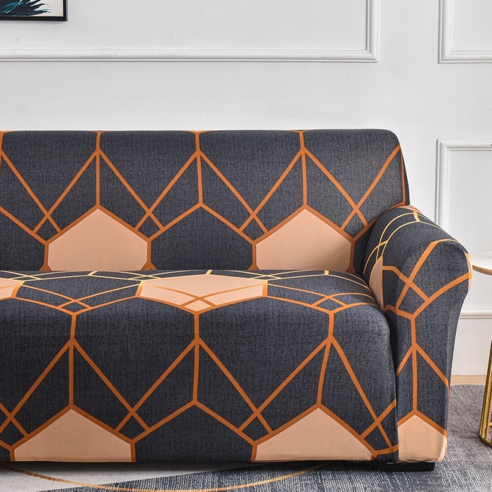 91家纺网 家纺一手货源 找家纺 兴妮雅家纺 2024新款三人位沙发套 水立方