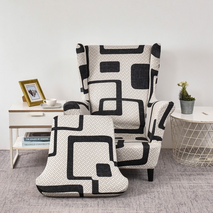 91家纺网 家纺一手货源 找家纺 兴妮雅家纺 2024新款老虎凳套 格纹方块