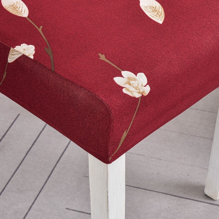 91家纺网 家纺一手货源 找家纺 兴妮雅家纺 2024新款雅芝华士椅子套 一支独秀(红)