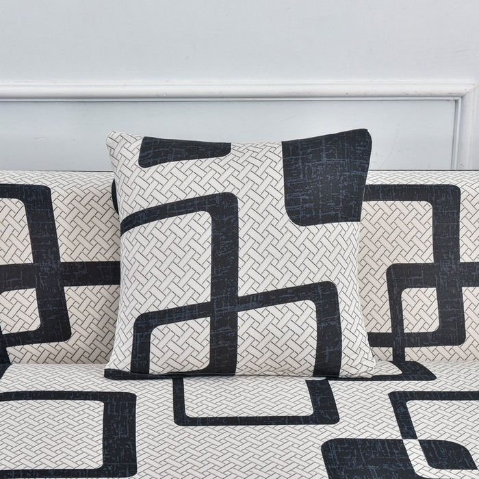 91家纺网 家纺一手货源 找家纺 兴妮雅家纺 2024新款雅芝华士贵妃沙发套 格纹方块