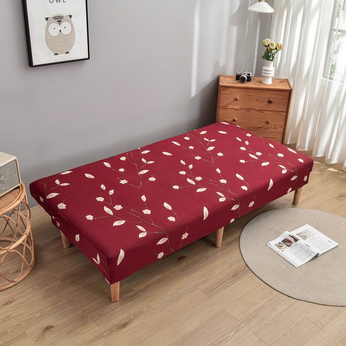 91家纺网 家纺一手货源 找家纺 兴妮雅家纺 2024新款雅芝华士沙发床 一支独秀(红)